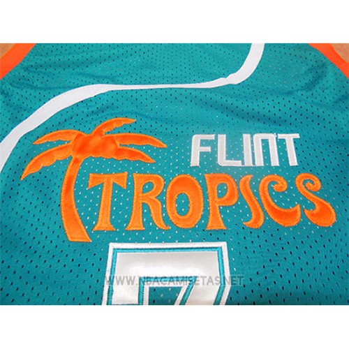 Camiseta Pelicula Flint Tropscs Coffee Black NO 7 Verde